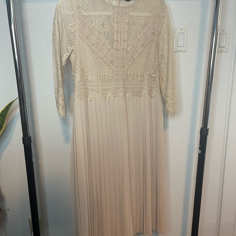Delicate Cream Zara Dress